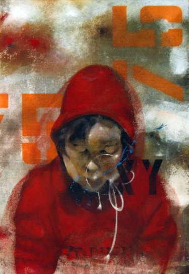 Peinture intitulée "CHROMOSOMES" par Frederik Bellanger, Œuvre d'art originale, Huile