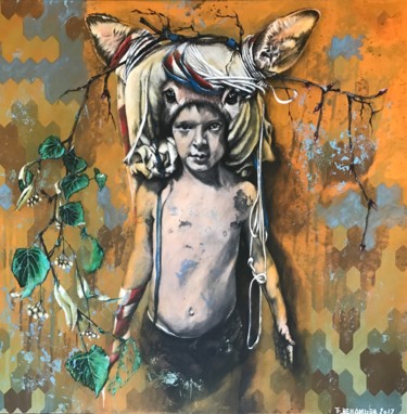 Ζωγραφική με τίτλο "20" από Frederik Bellanger, Αυθεντικά έργα τέχνης, Ακρυλικό