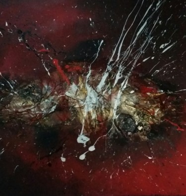 Peinture intitulée "la rascasse" par Frédérique Chabin-Rivière, Œuvre d'art originale
