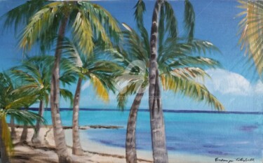 Painting titled "Série Guadeloupe :p…" by Frederique Colombelle, Original Artwork, Acrylic