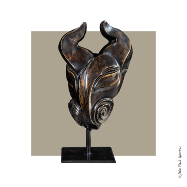 Skulptur mit dem Titel "Faune" von Frederique De Meester, Original-Kunstwerk, Bronze