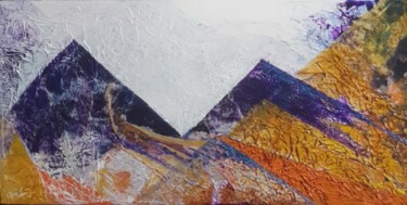 Malerei mit dem Titel "Terres multiples" von Frédérique Louvet, Original-Kunstwerk, Acryl