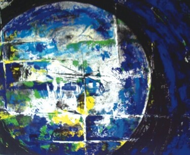 Peinture intitulée "Bleue" par Frédérique Louvet, Œuvre d'art originale