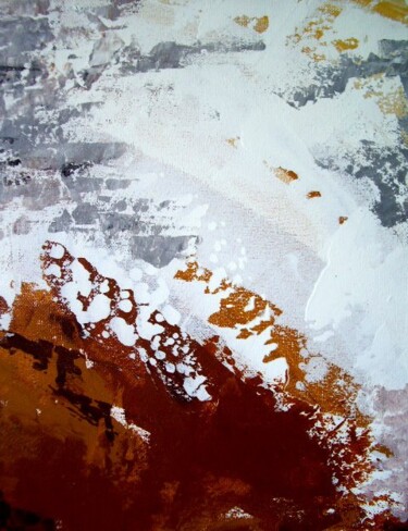 Peinture intitulée "Chocolat-Caramel 2" par Frédérique Louvet, Œuvre d'art originale