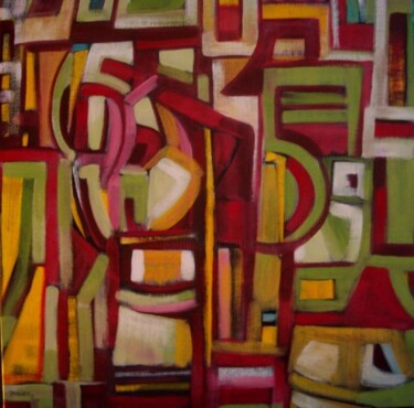 Painting titled "ete 2010" by Frédérique Manley, Original Artwork