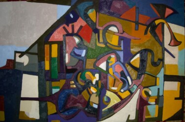 Painting titled ""l'absolu"" by Frédérique Manley, Original Artwork, Oil