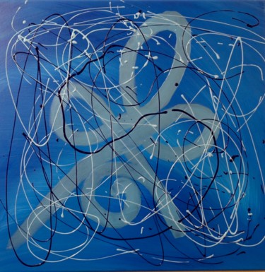 Painting titled "Amitié" by Frédérique Mosimann, Original Artwork, Acrylic