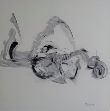 Painting titled "SPEED" by Frederique Cantais, Original Artwork