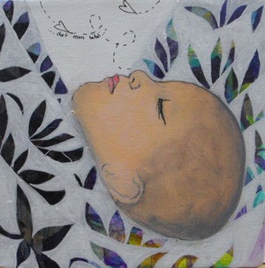 Peinture intitulée "my baby" par Frederique Chaplet, Œuvre d'art originale