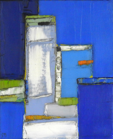 Картина под названием "Passage" - Frédérique Marteau, Подлинное произведение искусства, Масло