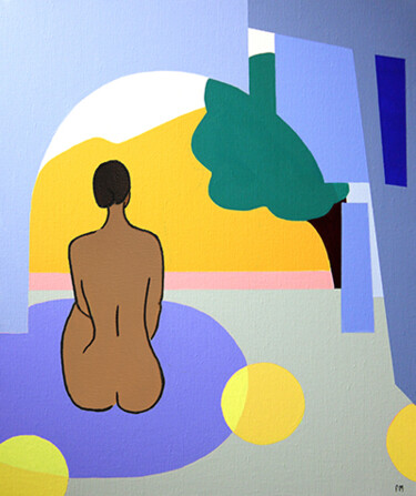 Arts numériques intitulée "Sophie B" par Frédérique Marteau, Œuvre d'art originale, Peinture numérique