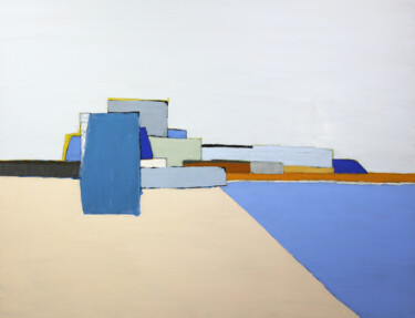 Pintura titulada "Abstraction 26" por Frédérique Marteau, Obra de arte original, Oleo Montado en Bastidor de camilla de made…