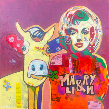 "Mari&Lyn (Baby meet…" başlıklı Tablo Fredi Gertsch tarafından, Orijinal sanat, Akrilik