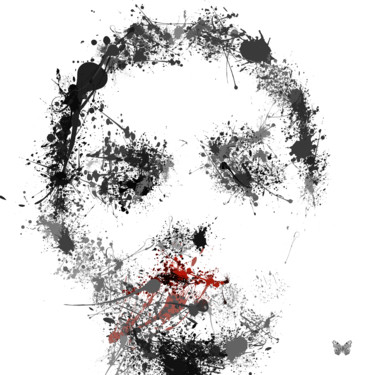 Fantine 2 Digital Arts titled "Fantine 2" by Frédéric Durieu & Nathalie Erin, Original Art, 2D Digital Work Mounted on Aluminium