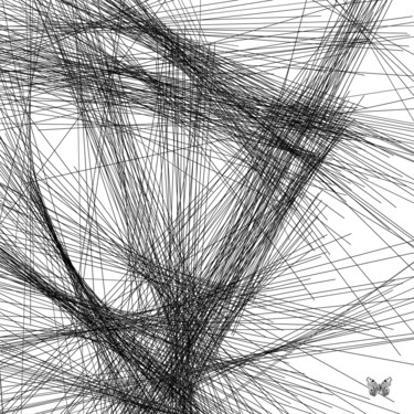 Dali Out Of Lines Digitale Künste mit dem Titel "Dali Out Of Lines" von Frédéric Durieu & Nathalie Erin, Original-Kunstwerk, 2D Digital Work A…