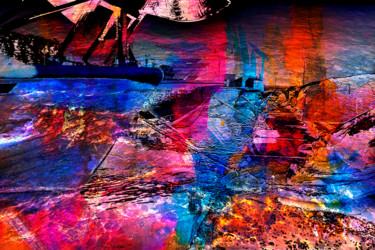 Arts numériques intitulée "luminescence1.jpg" par Frédérique Négrié, Œuvre d'art originale, Peinture numérique