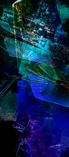 Arts numériques intitulée "luminescence4.jpg" par Frédérique Négrié, Œuvre d'art originale, Peinture numérique
