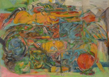 Peinture intitulée "huile sur toile 3" par Frédéric Vauge, Œuvre d'art originale, Huile