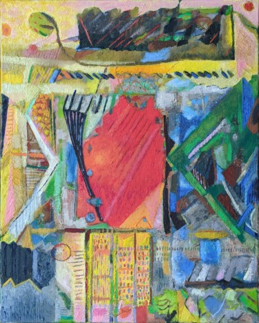 Peinture intitulée "Huile sur toile - 3…" par Frédéric Vauge, Œuvre d'art originale, Huile
