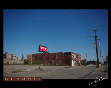 Photographie intitulée "Detroit une ville c…" par Freely Cook, Œuvre d'art originale, Photographie numérique