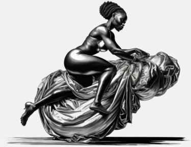 "African Beauty" başlıklı Dijital Sanat H.K.R. Braun tarafından, Orijinal sanat, Dijital Resim