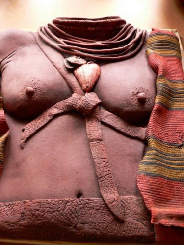 Sculpture intitulée "Afrikanische Schönh…" par Jaquelin Und Manfred Freiberger, Œuvre d'art originale, Céramique