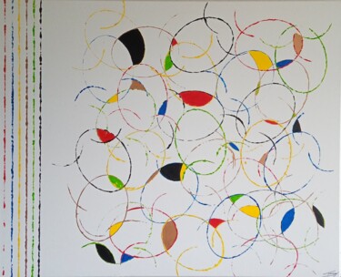 Peinture intitulée "Couleurs" par Stephane Fresny, Œuvre d'art originale, Acrylique