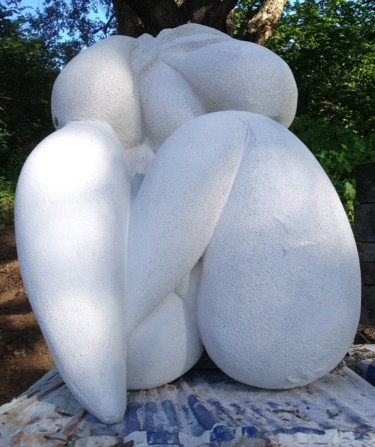 Sculpture intitulée "timidité" par Frets Verhees, Œuvre d'art originale