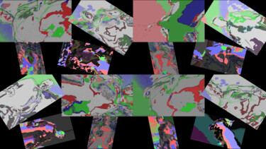 Digitale Kunst getiteld "Artleak" door Friedrich Ursprung, Origineel Kunstwerk, Video