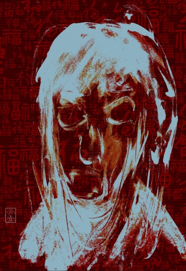Цифровое искусство под названием "The Young Monk (4)" - Friedrich Zettl, Подлинное произведение искусства, Изображение, сген…