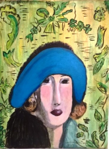 Peinture intitulée "Esther" par Grisou Kerr, Œuvre d'art originale