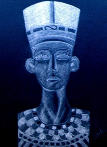 Dibujo titulada "Nefertiti" por Frixo666, Obra de arte original
