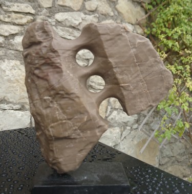 Sculpture intitulée "Ex-tension XC" par Gilbert Frizon, Œuvre d'art originale, Pierre