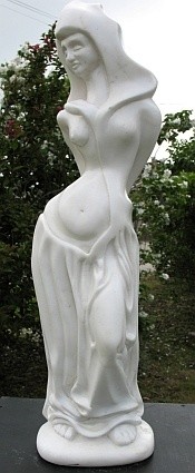 Sculpture intitulée "Blanche" par Gilbert Frizon, Œuvre d'art originale