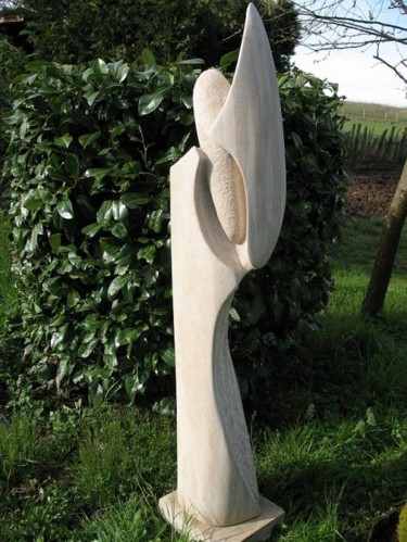 Sculpture titled "Ce qui reste" by Gilbert Frizon, Original Artwork