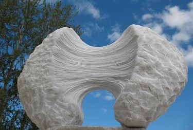 Sculpture titled "Ex-tension V" by Gilbert Frizon, Original Artwork