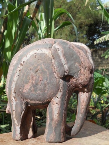 Sculpture titled "Tembo" by Gilbert Frizon, Original Artwork