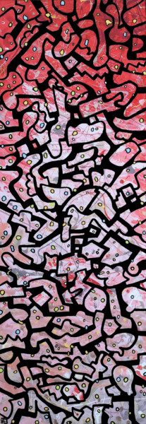 Painting titled "smarties" by Frob, Original Artwork, Acrylic
