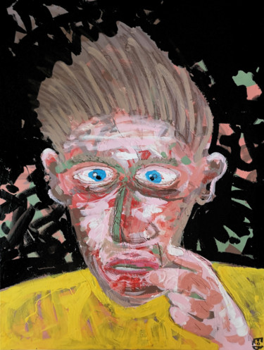 you ? Schilderij getiteld "you ?" door Frob, Origineel Kunstwerk, Acryl
