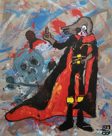 Peinture intitulée "albafuck" par Frob, Œuvre d'art originale, Acrylique