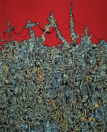 Pintura titulada "Mad Max" por Frob, Obra de arte original, Acrílico