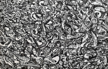 Pintura titulada "sediments" por Frob, Obra de arte original, Acrílico