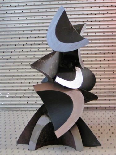 Sculpture intitulée "C Dur 1" par Fred#29, Œuvre d'art originale, Métaux