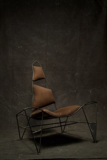 Design intitulée "Fauteuil LE REPOSOIR" par Fugiatore, Œuvre d'art originale