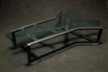 Design intitulée "Table basse Y" par Fugiatore, Œuvre d'art originale