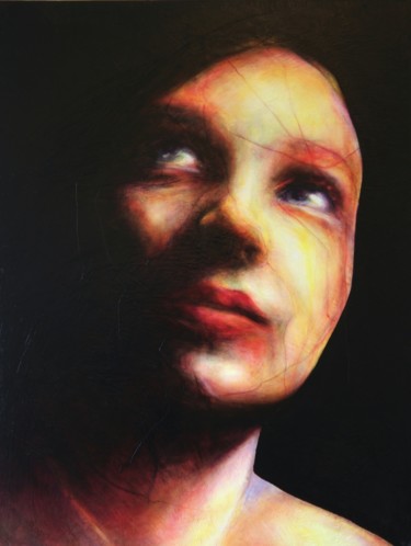 Peinture intitulée "Emma" par Helene Fuhs, Œuvre d'art originale, Acrylique