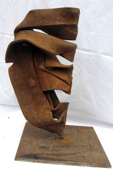 Sculpture intitulée "Variation métallique" par Vincent Libecq, Œuvre d'art originale