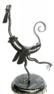 Sculpture intitulée "Drôle d'oiseau" par Vincent Libecq, Œuvre d'art originale