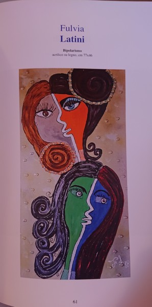 Painting titled "Bipolarismo" by Latini, Original Artwork, Acrylic