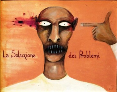 Pittura intitolato "LA SOLUZIONE" da Fulvio Martini, Opera d'arte originale